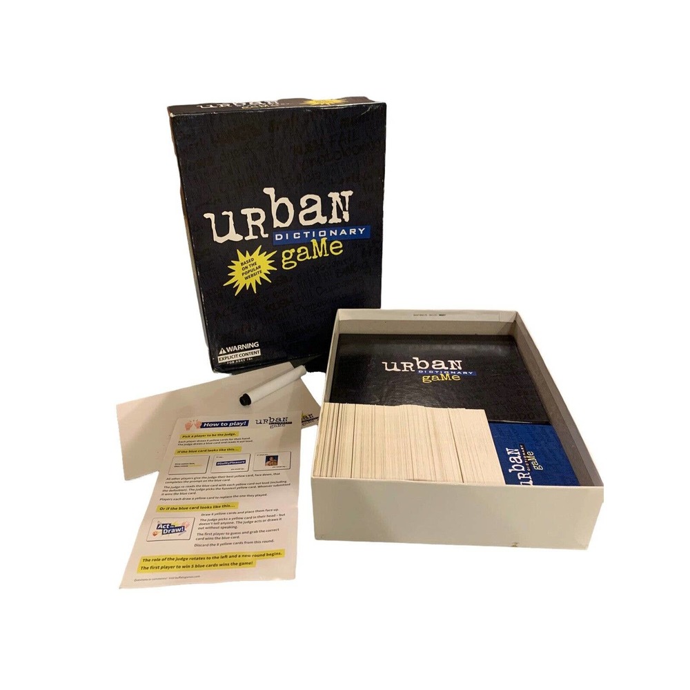 Urban Dictionary Game Board Game of Slang Ages 18 3-8 Players Buffalo Games